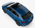 Audi Q3 Sportback S-line 2021 Modèle 3d vue du dessus