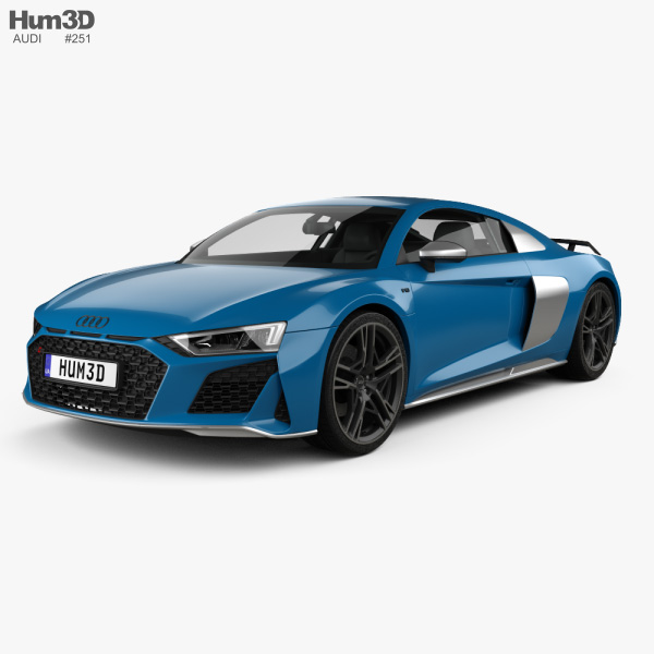 Audi R8 V10 coupe 2022 3D model