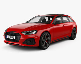 Audi RS4 avant 2022 3D模型