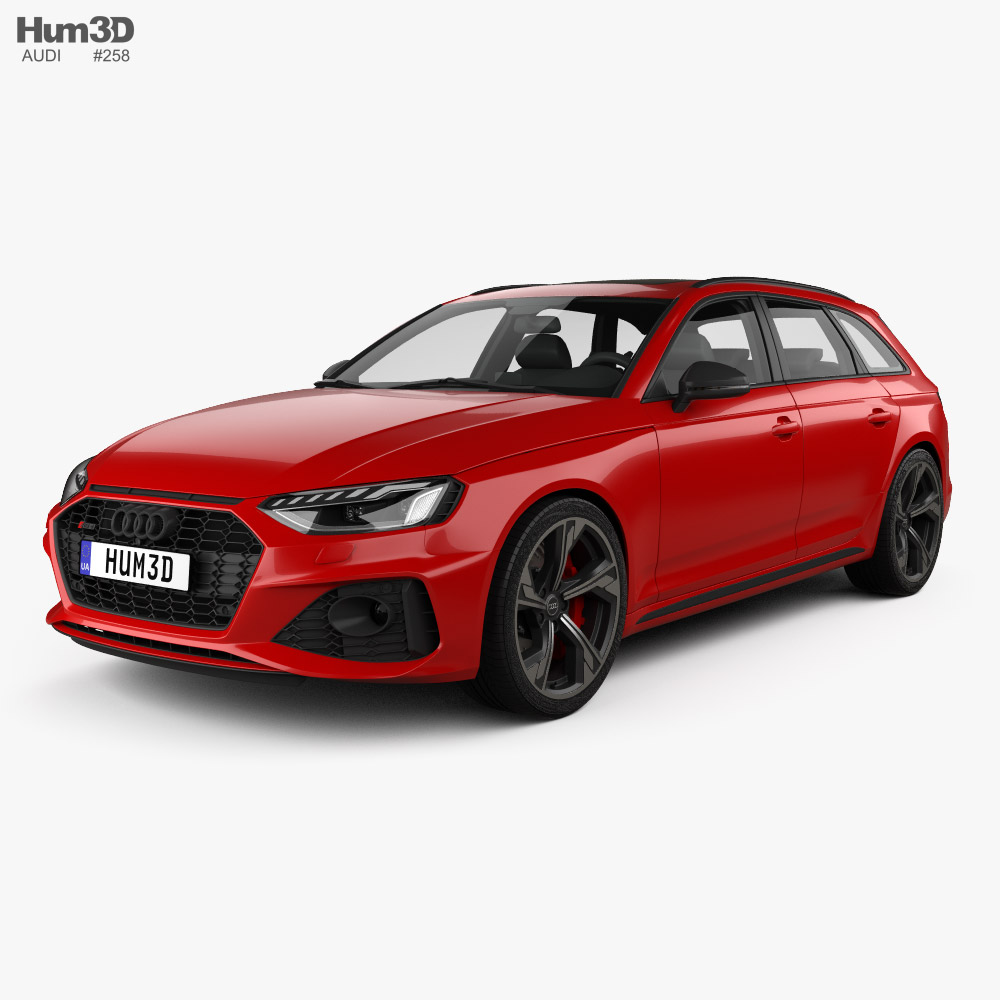 Audi RS4 avant 2022 3D model