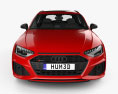 Audi RS4 avant 2022 3d model front view
