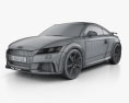 Audi TT RS купе 2019 3D модель wire render