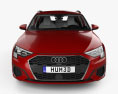 Audi A3 S-line sportback with HQ interior 2022 3d model front view