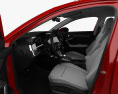 Audi A3 S-line sportback with HQ interior 2022 3d model seats