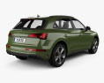 Audi Q5 S-line 2022 3d model back view