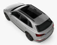 Audi SQ5 2022 3D 모델  top view