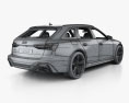 Audi RS6 avant mit Innenraum und Motor 2019 3D-Modell
