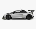 Audi R8 LMS GT2 2022 3D模型 侧视图
