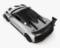 Audi R8 LMS GT2 2022 3D-Modell Draufsicht