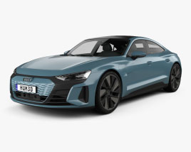 Audi e-tron GT 2022 3D model