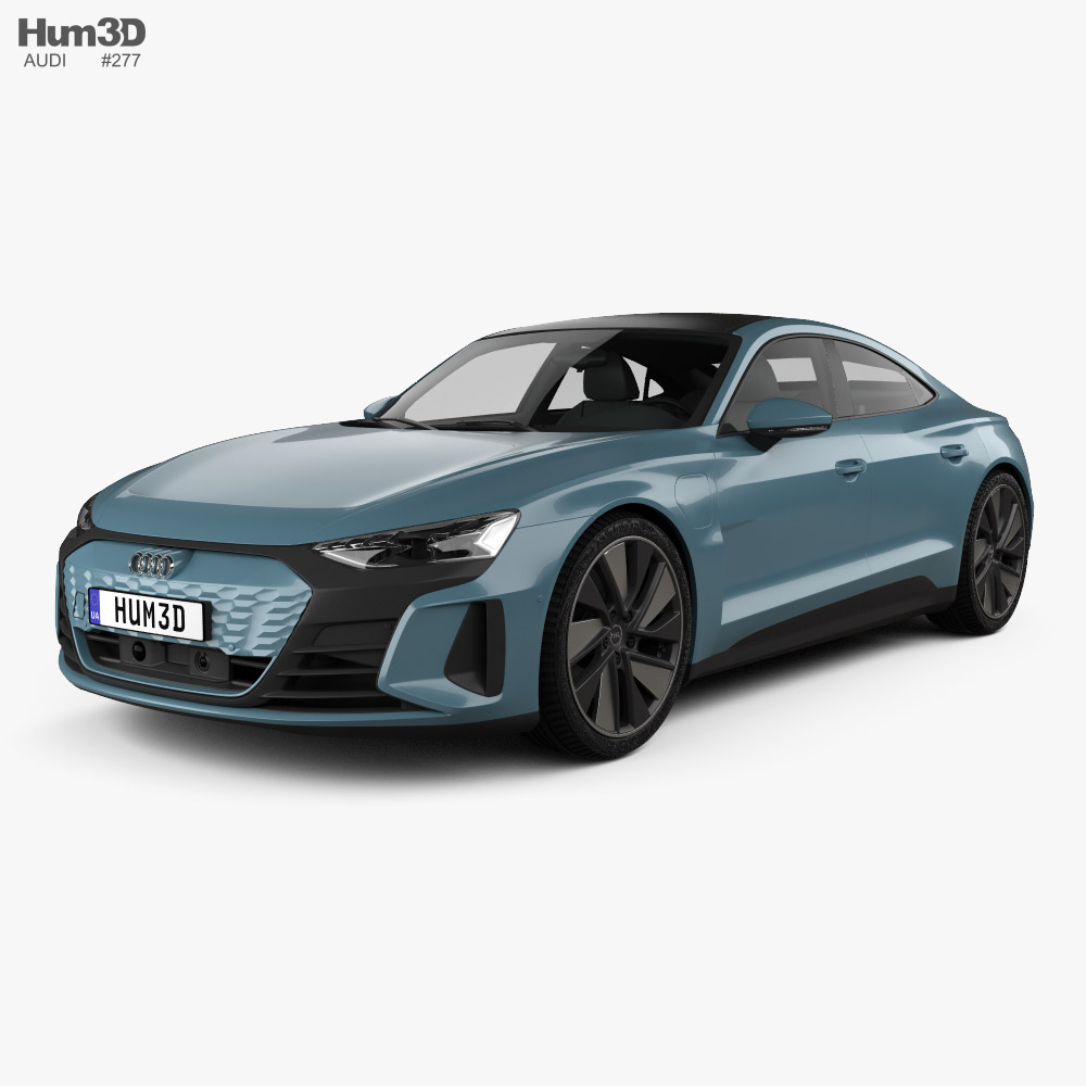 Audi e-tron GT 2022 3D модель