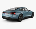 Audi e-tron GT 2022 3D-Modell Rückansicht