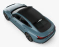 Audi e-tron GT 2022 3D-Modell Draufsicht
