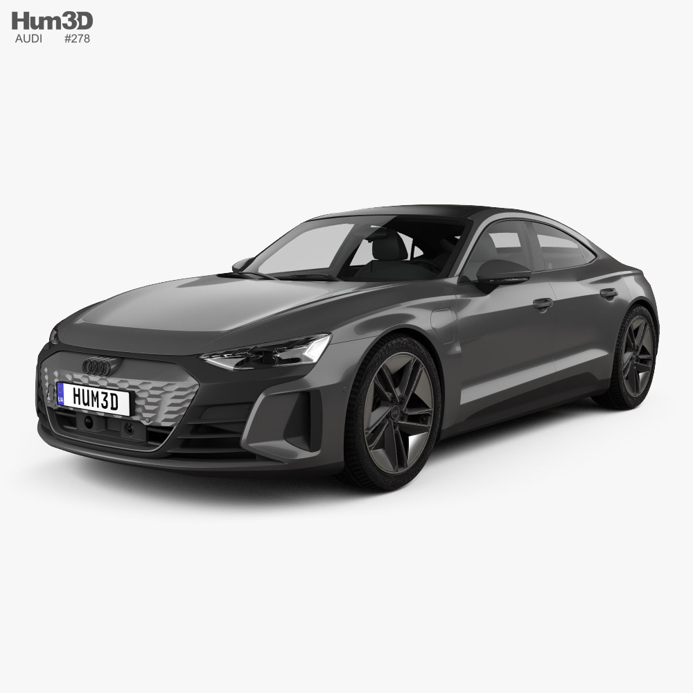 Audi e-tron GT RS 2022 3D модель