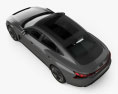 Audi e-tron GT RS 2022 3D-Modell Draufsicht