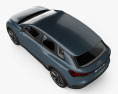 Audi Q4 e-tron Konzept mit Innenraum 2019 3D-Modell Draufsicht
