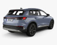 Audi Q4 e-tron S-line 2020 3D-Modell Rückansicht