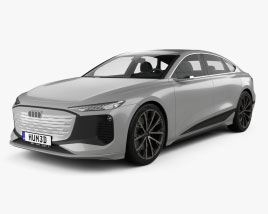 Audi A6 e-tron 2022 3Dモデル