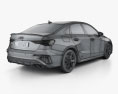 Audi S3 Edition One sedan 2022 3D-Modell