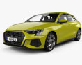 Audi S3 Edition One sportback 2022 3D-Modell