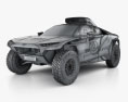 Audi RS Q e-tron Dakar Rally 2022 3D-Modell wire render