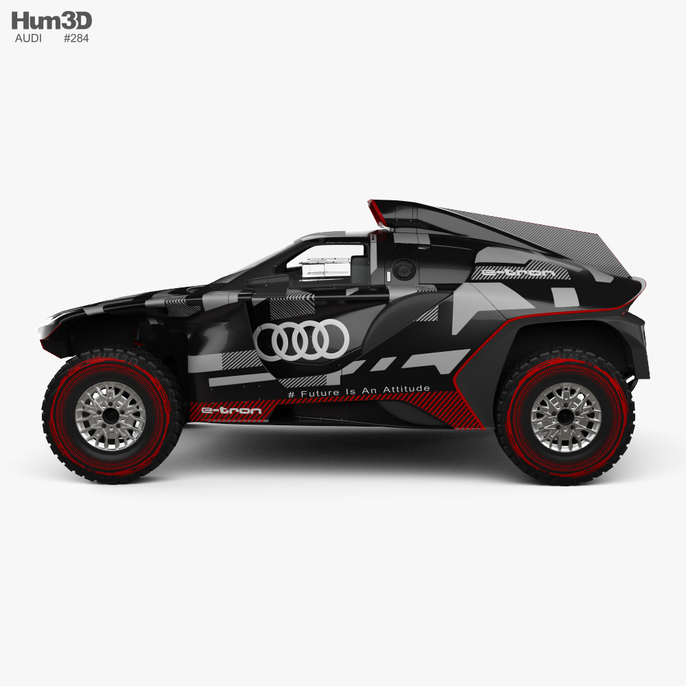 Audi Rs Q E-Tron Dakar Rally 2022 3D Model - Vehicles On Hum3D