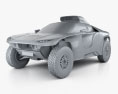 Audi RS Q e-tron Dakar Rally 2022 3Dモデル clay render