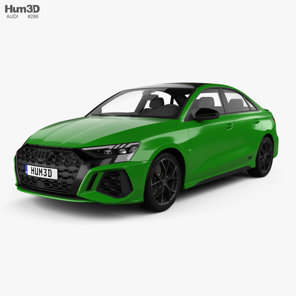 Audi RS3 세단 2022 3D 모델 