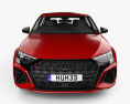 Audi RS3 sportback 2022 Modelo 3d vista de frente