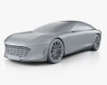 Audi Grandsphere 2022 3d model clay render