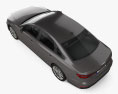 Audi A8 S Line 2022 3D-Modell Draufsicht