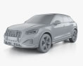 Audi Q2 L CN-spec 2021 Modello 3D clay render
