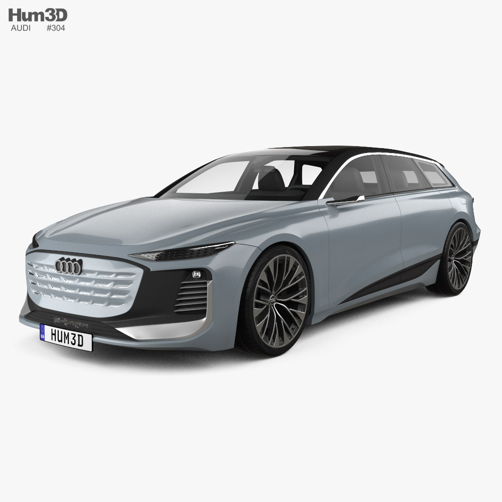 Audi A6 Avant e-tron 2023 3D модель
