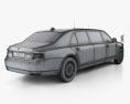Aurus Senat Presidential 加长轿车 2018 3D模型