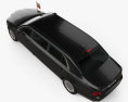 Aurus Senat Presidential Limousine 2021 3D-Modell Draufsicht