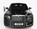 Aurus Senat Presidential Limousine 2021 3D-Modell Vorderansicht