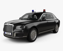 Aurus Senat Guard sedan 2021 3D model
