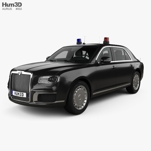 Aurus Senat Guard sedan 2021 3D model