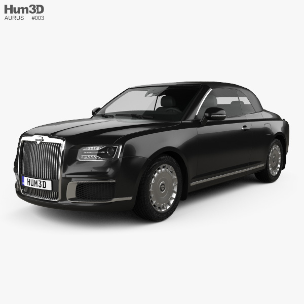Aurus Senat convertible 2022 3D model