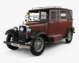 3D model of Austin 12/4 Taxi 1935