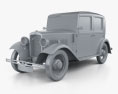 Austin 10/4 1932 Modello 3D clay render