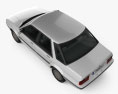 Austin Montego 1984 3d model top view
