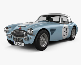 Austin-Healey 3000 Rally 1964 3D model