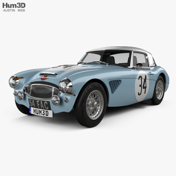 Austin-Healey 3000 Rally 1964 3D model