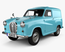 Austin A35 Van 1956 3D model