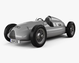 Auto Union Type D 1938 3D model