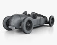 Auto Union Typ C 1936 3D-Modell wire render