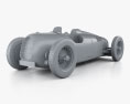 Auto Union Typ C 1936 3D-Modell clay render