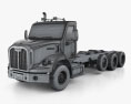 Autocar DC-64 Tractor Truck 4-axle 2022 3d model wire render