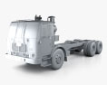 Autocar ACX Chassis Truck 2022 3d model clay render